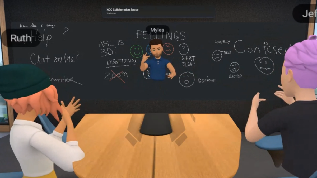 Free Virtual Reality Sign Language Class CymaSpace